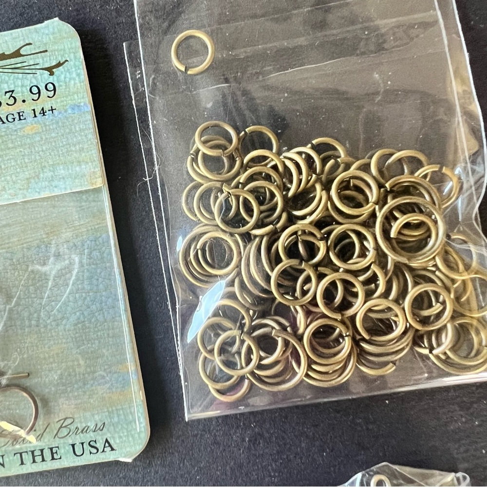 Over 10 Bundles/Jewelry Making Supplies includes Vintaj Brass French ER wires - Picture 6 of 14
